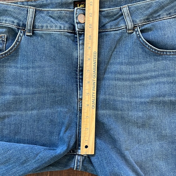 Lee® Women's Plus High Rise Skinny Jean, Size 22W Petite - Picture 8 of 14